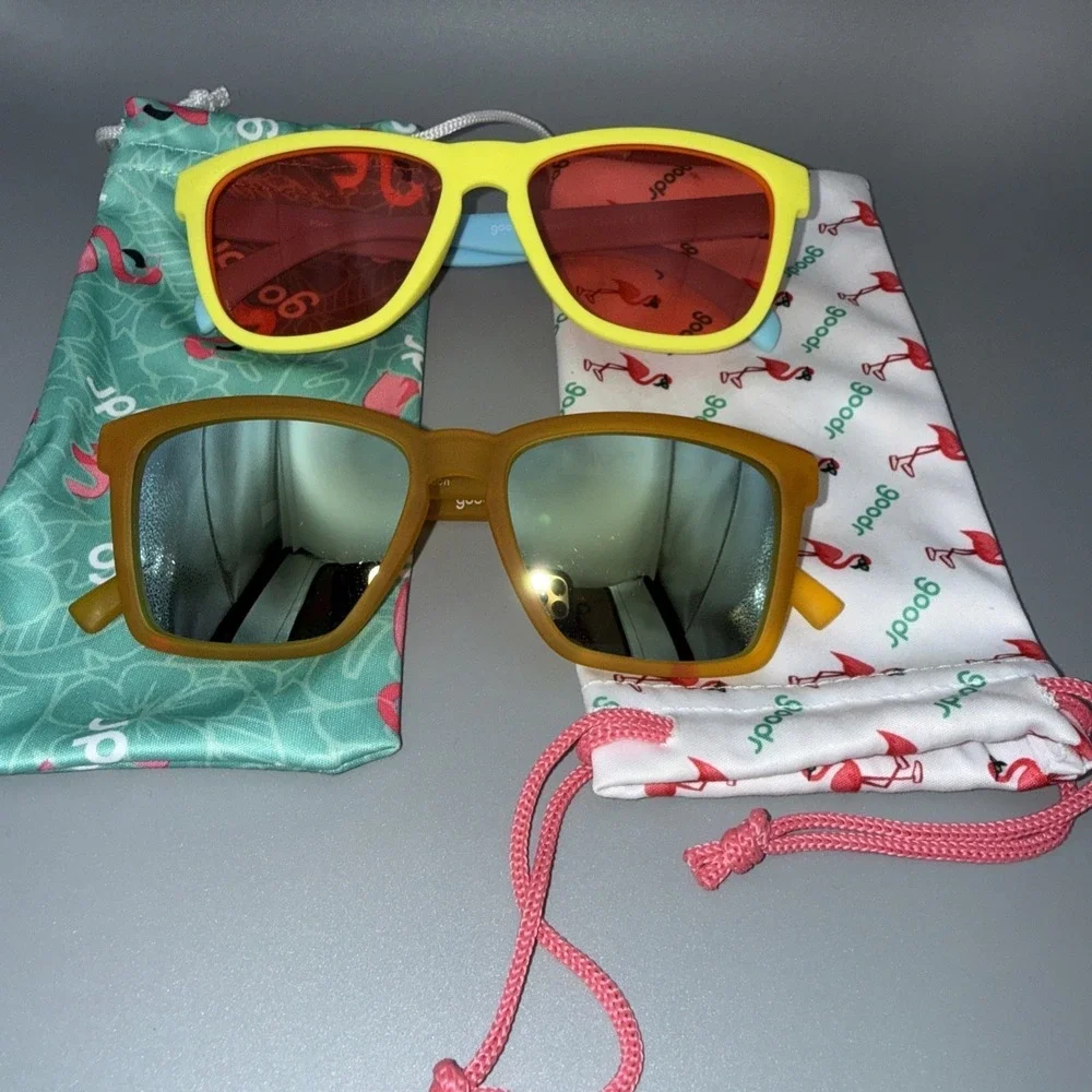 2 pairs Goodr Sunglasses- 
